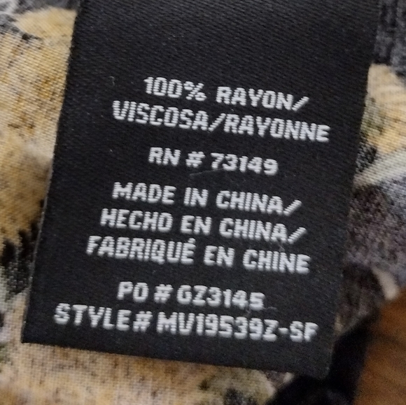 One 5 One Margery Floral Wide Leg Pant Women's L Multicolor Artsy Retro Boho - Picture 11 of 11